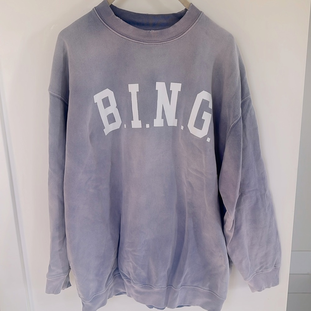 Anine Bing Tyler Oversized Sweatshirt- Size S